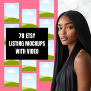 Etsy Square Listing Mockups with Video | 2000x2000px