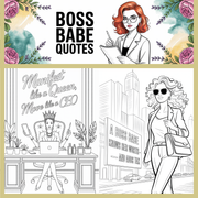 Boss Babe Energy: A Coloring Book for Women Who Manifest in Style