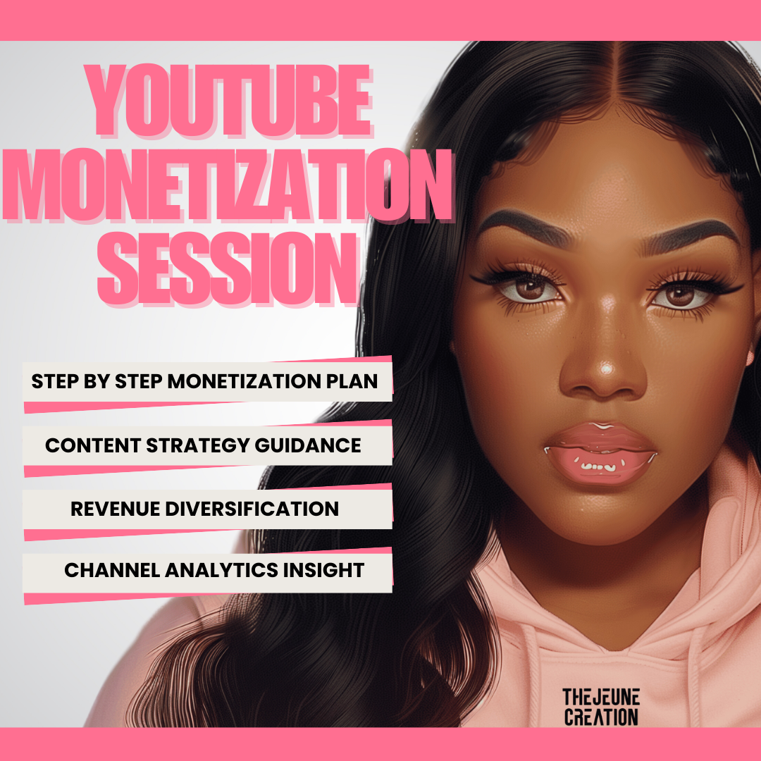 YouTube Monetization 1:1 Strategy Session