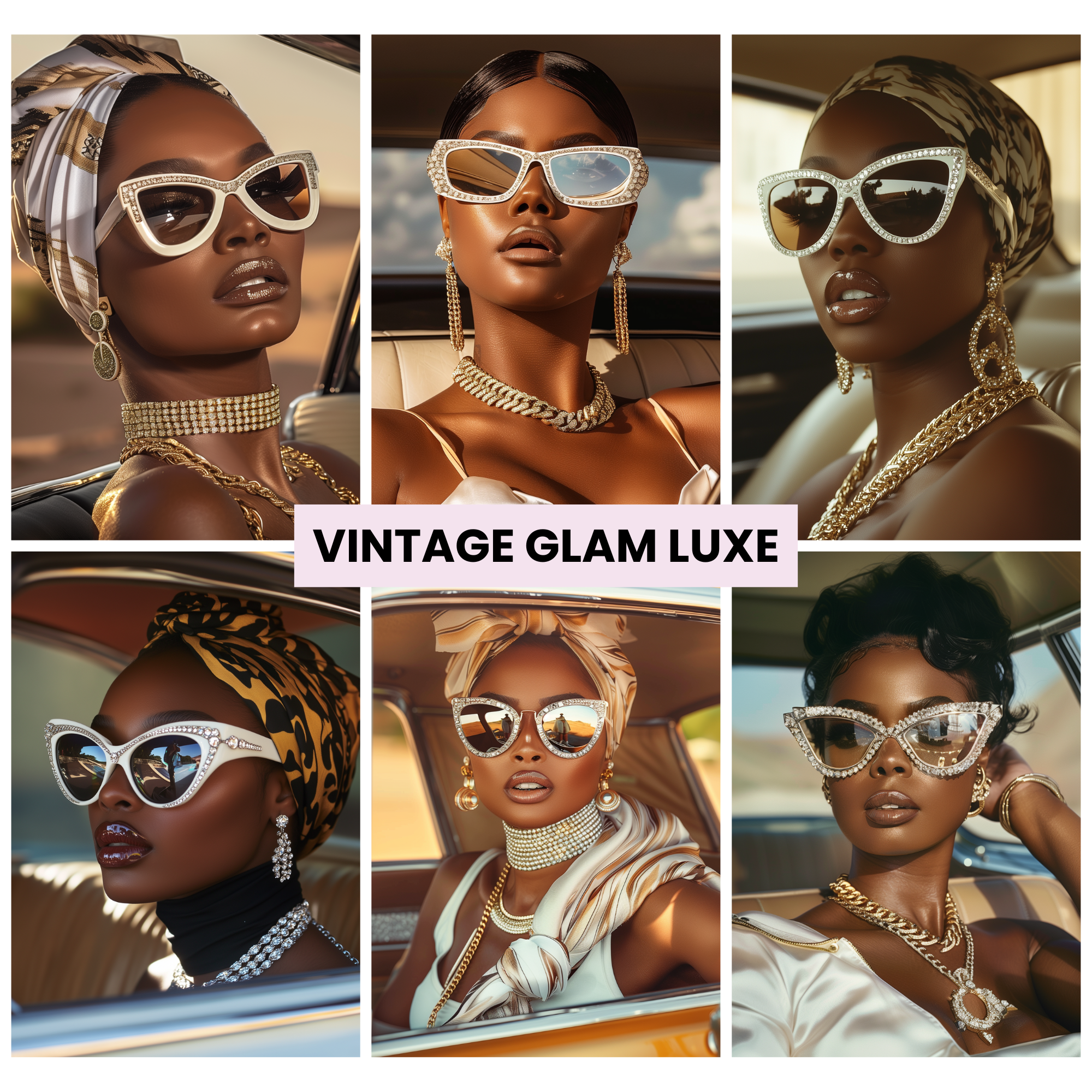 Midjourney AI Prompts: Vintage Glam Luxe