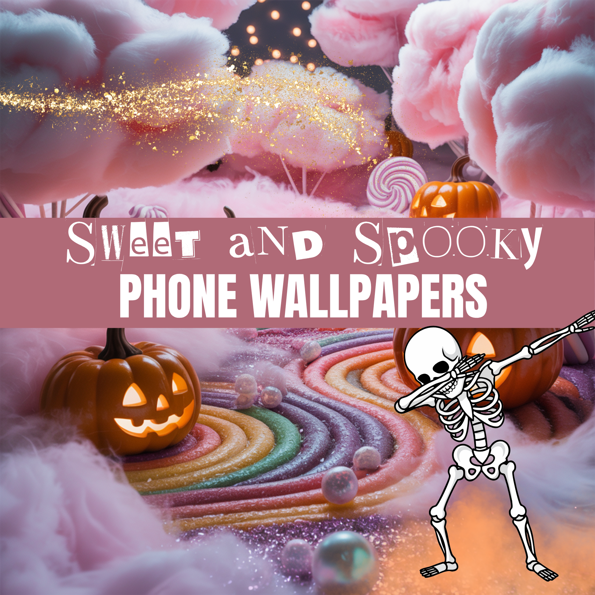 Sweet & Spooky Halloween Phone Wallpapers | 60+ Cute Glam Aesthetic Lock Screens